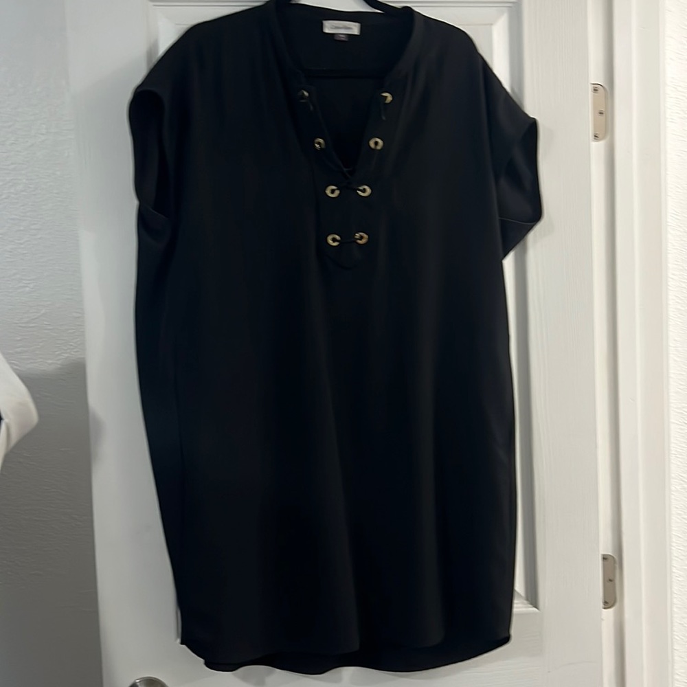 Black Calvin Klein dress